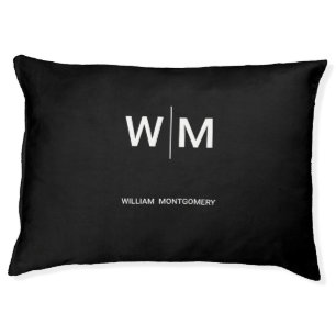 Black Branded Logo Corporate Business Company Pet Bed