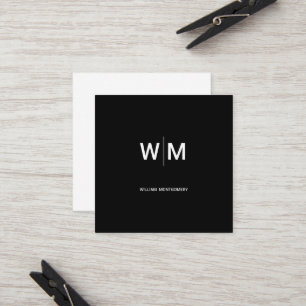 Black Branded Logo   Corporate Business Company Referral Card