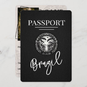 Black Brazil Passport Save The Date