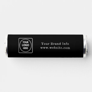 Black Breath Savers® Mints   Custom Business Logo 