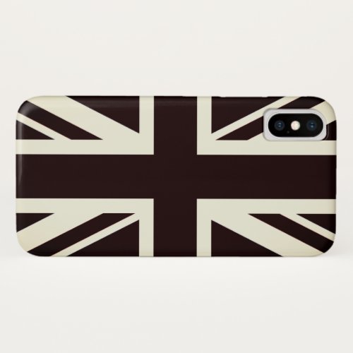 Black Britain flag cover
