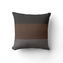 Black Brown and Gray Leather Look