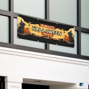 Black & Brown Modern Halloween Sale - Shop  Banner