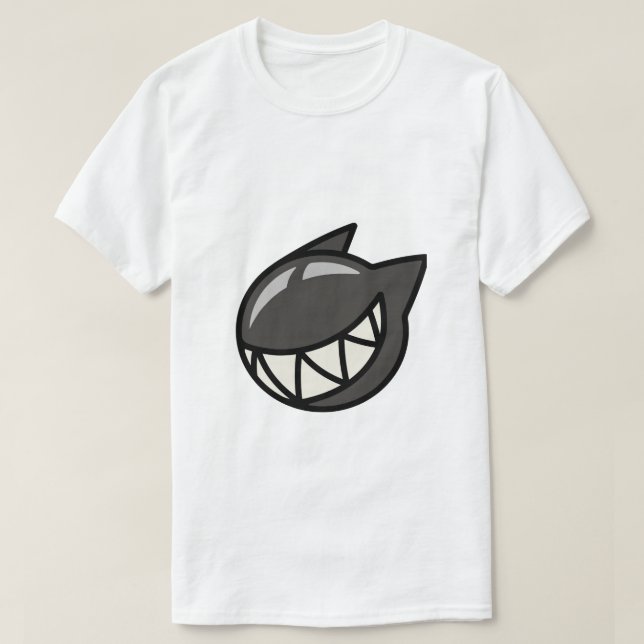Black Bubble Gum Cat T-Shirt (Design Front)
