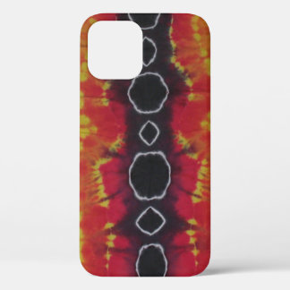 Black Bubbles Tie Dye iPhone 12 Case