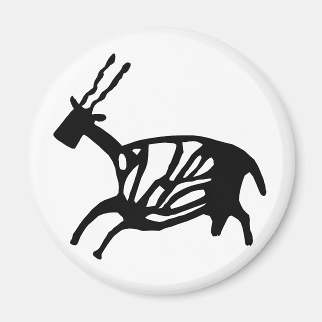 Black Buck Magnet (Front)