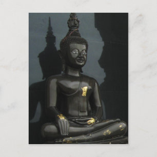 Black Buddha ... Thailand Postcard