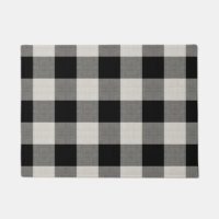 Black Buffalo Check | Modern Farmhouse Doormat