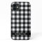 Black Buffalo Check Plaid Personalized Name