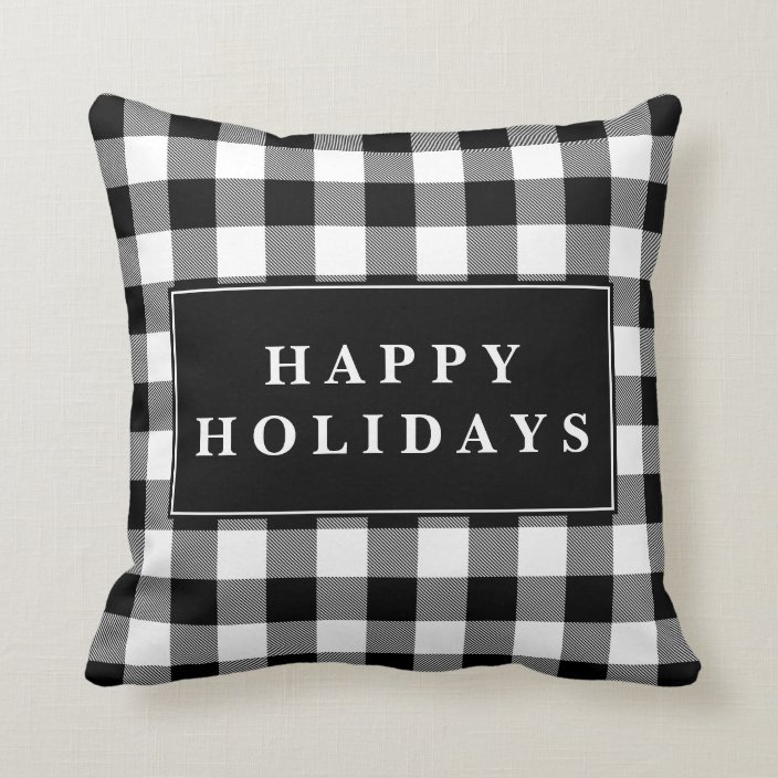 buffalo plaid pillows christmas