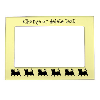 Black Bull Design Any Colour Background Magnetic Frame