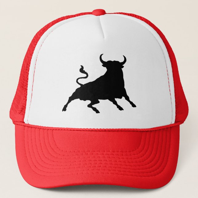 Black Bull Trucker Hat (Front)