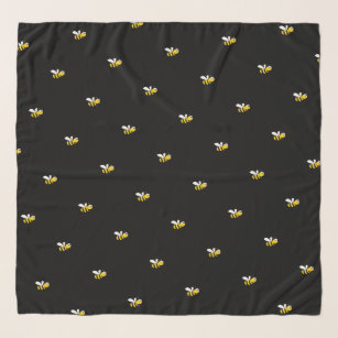 Black bumble bees cute funny  scarf
