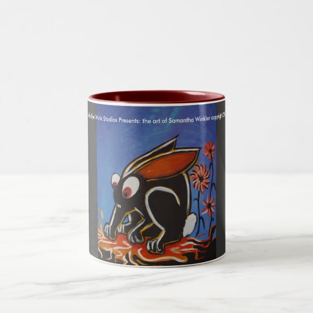 black bunny mug (Center)