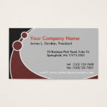 Black, Burgundy, and Gray Business Card
