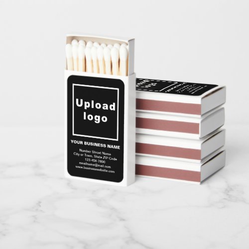 Black Business Brand on Matchboxes