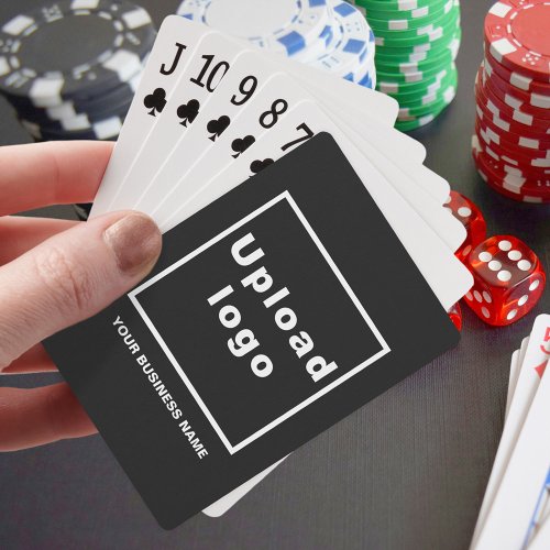 Black Business Brand on Playing Cards