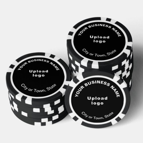 Black Business Brand on Poker Chips