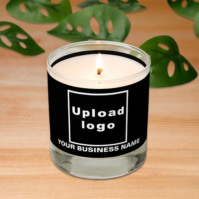 Black Business Brand on Scented Candle (Black business brand on scented candle.)