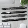 Black Business logo name Company Brand Custom Black Ink Pen