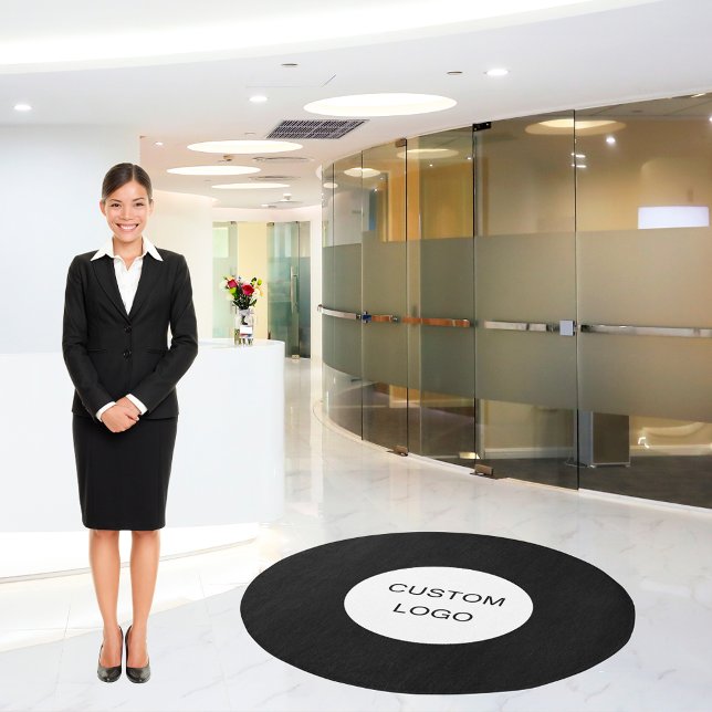 Black business logo rug (Creator Uploaded)