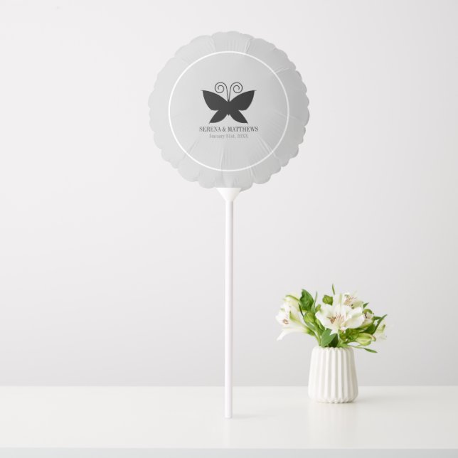 Black Butterfly Balloon (In SItu)