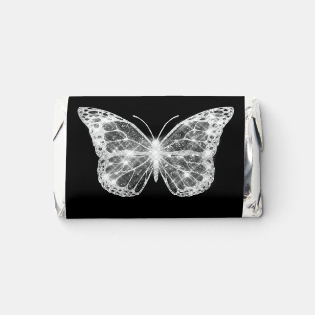Black Butterfly  Birthday  Hershey's Miniatures (Front)
