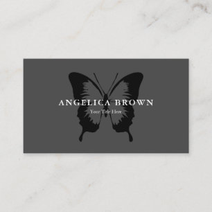 Black Butterfly Business Card