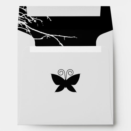 Black Butterfly Envelope