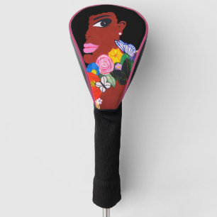 Black Butterfly Golf Head Cover