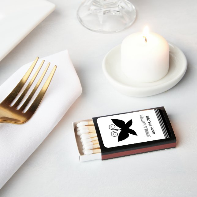 Black Butterfly Matchboxes (Insitu)