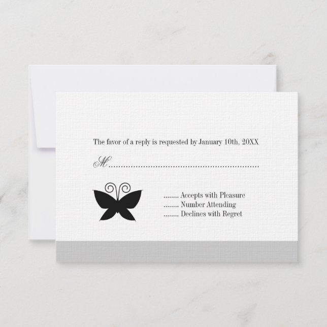 Black Butterfly Rsvp (Front)