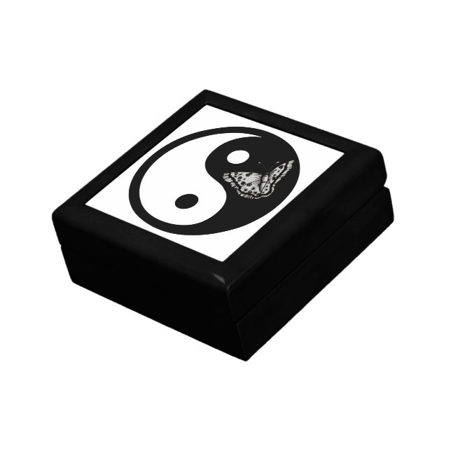 Black Butterfly Yin Yang Gift Box (Side)