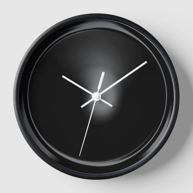 Black Button Clock (Front)