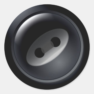 Black Button Stickers