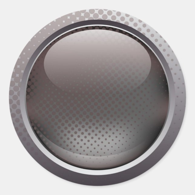 Black button stickers (Front)