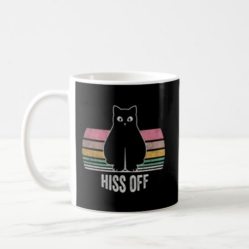Black Ca Hiss Off Meow Cat Coffee Mug