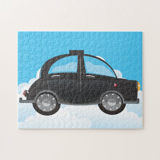 Black Cab Jigsaw Puzzle (Horizontal)