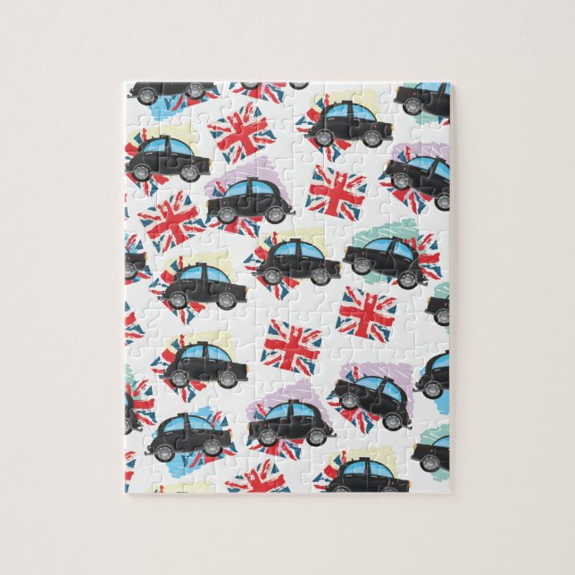 black cab jigsaw puzzle (Vertical)