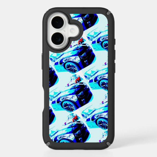 Black Camaro on the showroom floor Speck iPhone Case (Front)