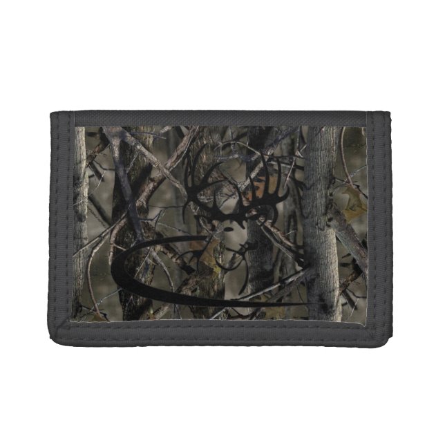 Black & Camo Hunt's End Wallet (Front)