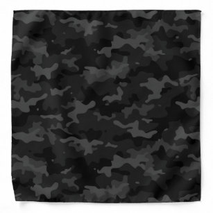 Grey Camo Bandana Towel Scarf Camouflage Army Cotton Military NEW 21''x21'' 