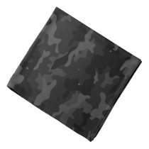 Black Camo Pattern Bandana Black Camo Pattern Bandana