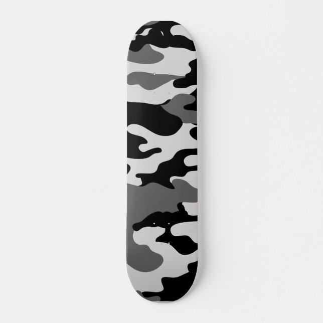 BLACK CAMO - Skateboard Deck (Front)