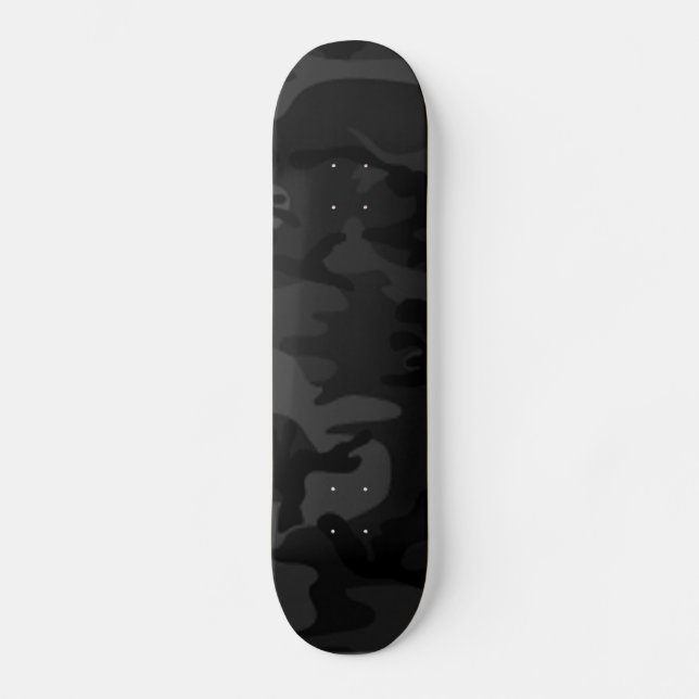 Black Camo Skateboard Pro (Front)