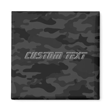 Black Camouflage Magnet Black Camouflage Magnet