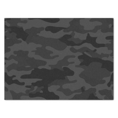 Black Camouflage Tissue Paper