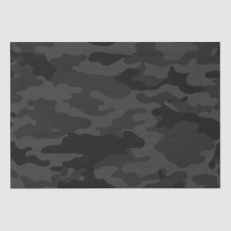 Black Camouflage Tissue Paper
