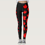 Black Canadian Tights<br><div class="desc">Show'em how Canadian you really are.</div>