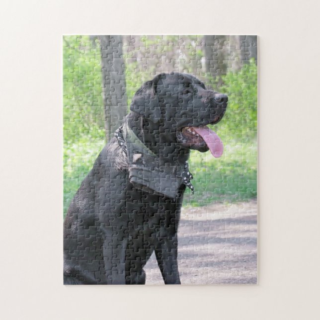 Black Cane Corso Jigsaw Puzzle (Vertical)